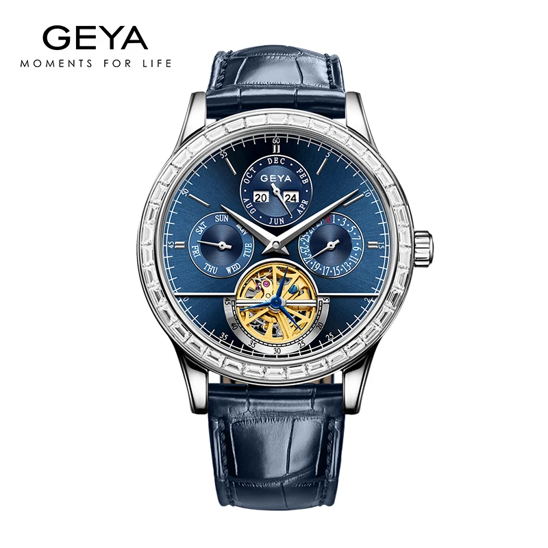 【三千说表专属】格雅GEYA 指挥官二代系列男士经典多功能机械腕表