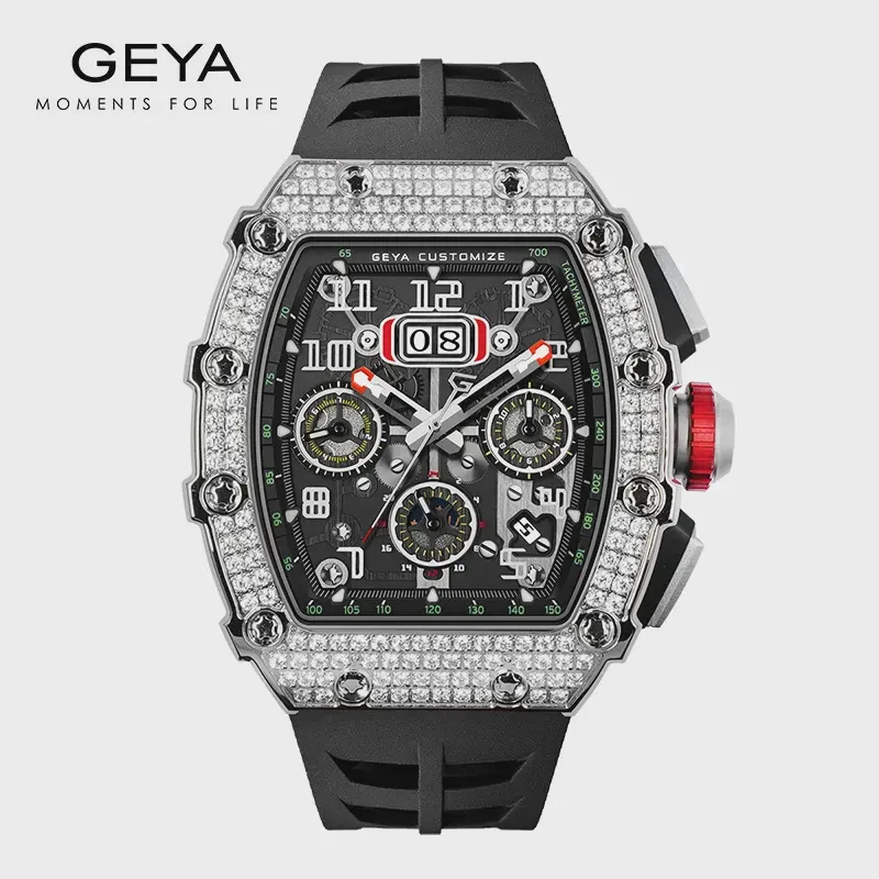 GEYA/格雅 闪峰 王者系列多功能酒桶男士机械腕表
