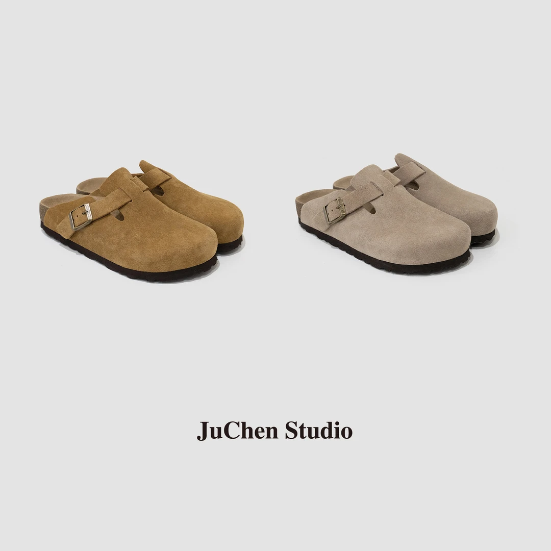 经典BK博肯 丝光软底平底包头拖鞋博肯鞋 XZ20233-1-37