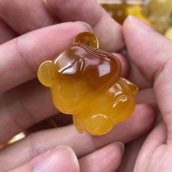 琥珀裸石未镶嵌蜜蜡