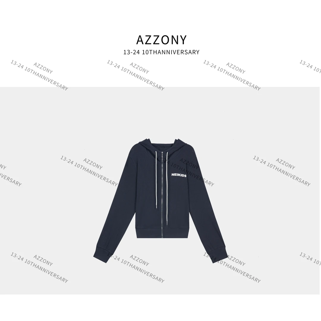 AZQ YYL显瘦字母帽衫 NEW秋款 QWSJ24551JJ