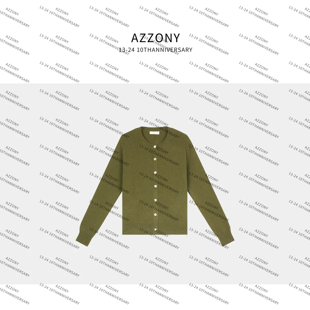 AZ  YYL  森林绿开衫  NEW冬款  HP10225