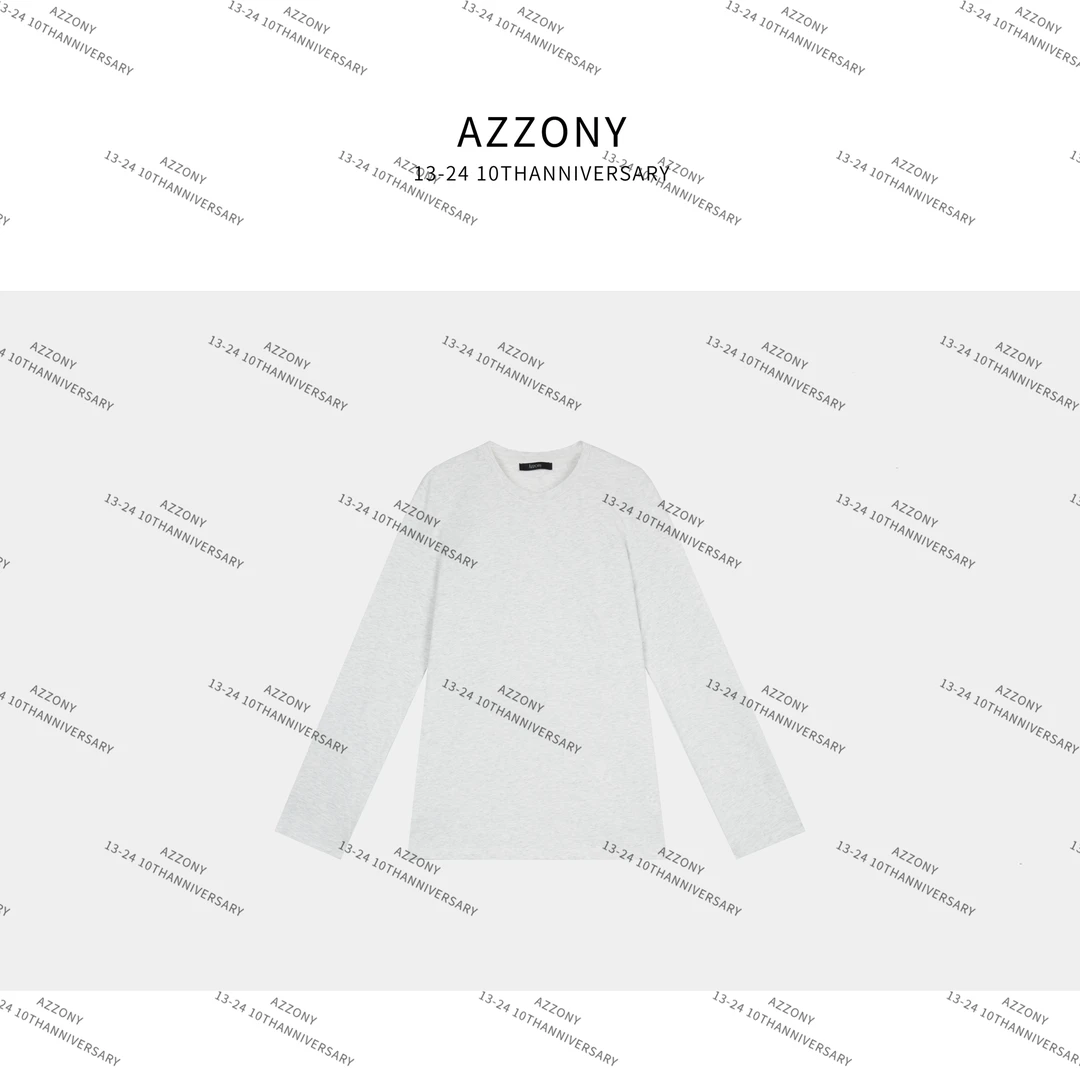 AZQ YYL 三色窄瘦版叠穿tee  DTWJ249002