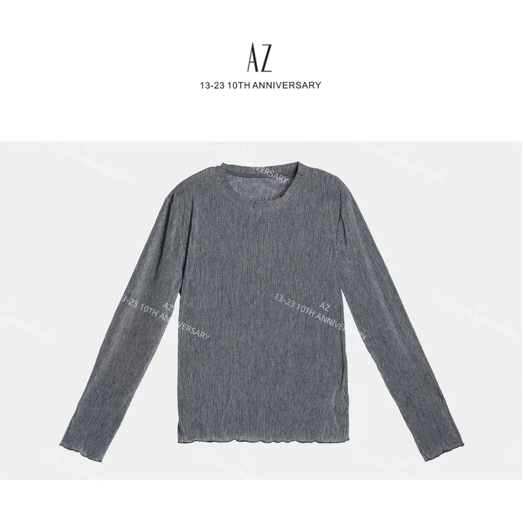 AZQ 荷叶边上衣 圆圆家-QF50t