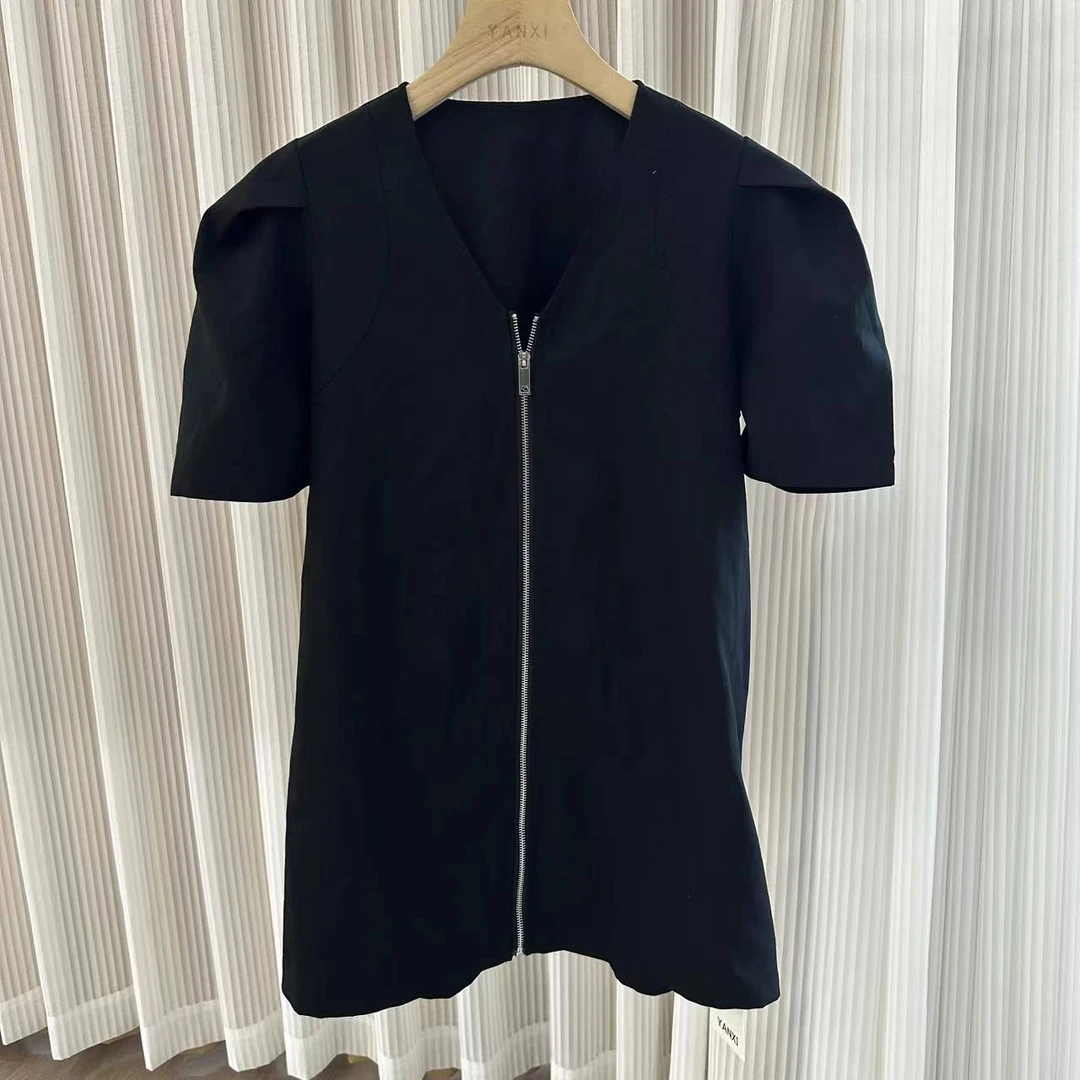 AZ  Q  拉链短袖西装裙  圆圆家  CH41811