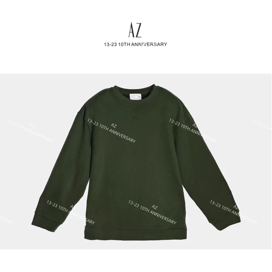 AZQ  三角裁线宽松套头加绒卫衣 圆圆家 ch10311