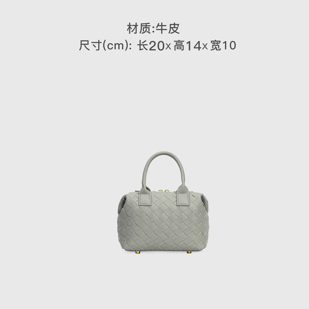 时尚轻奢X9221-灰色手提斜挎女包