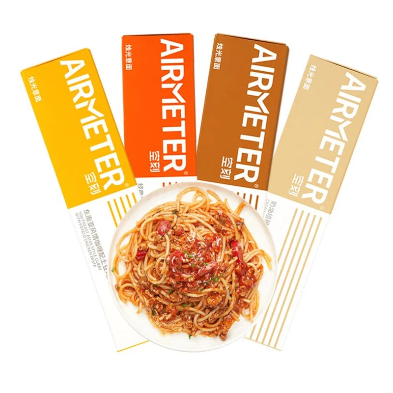 空刻牌意大利面 airmeter空客法式经典番茄黑椒肉酱意面奶油培根
