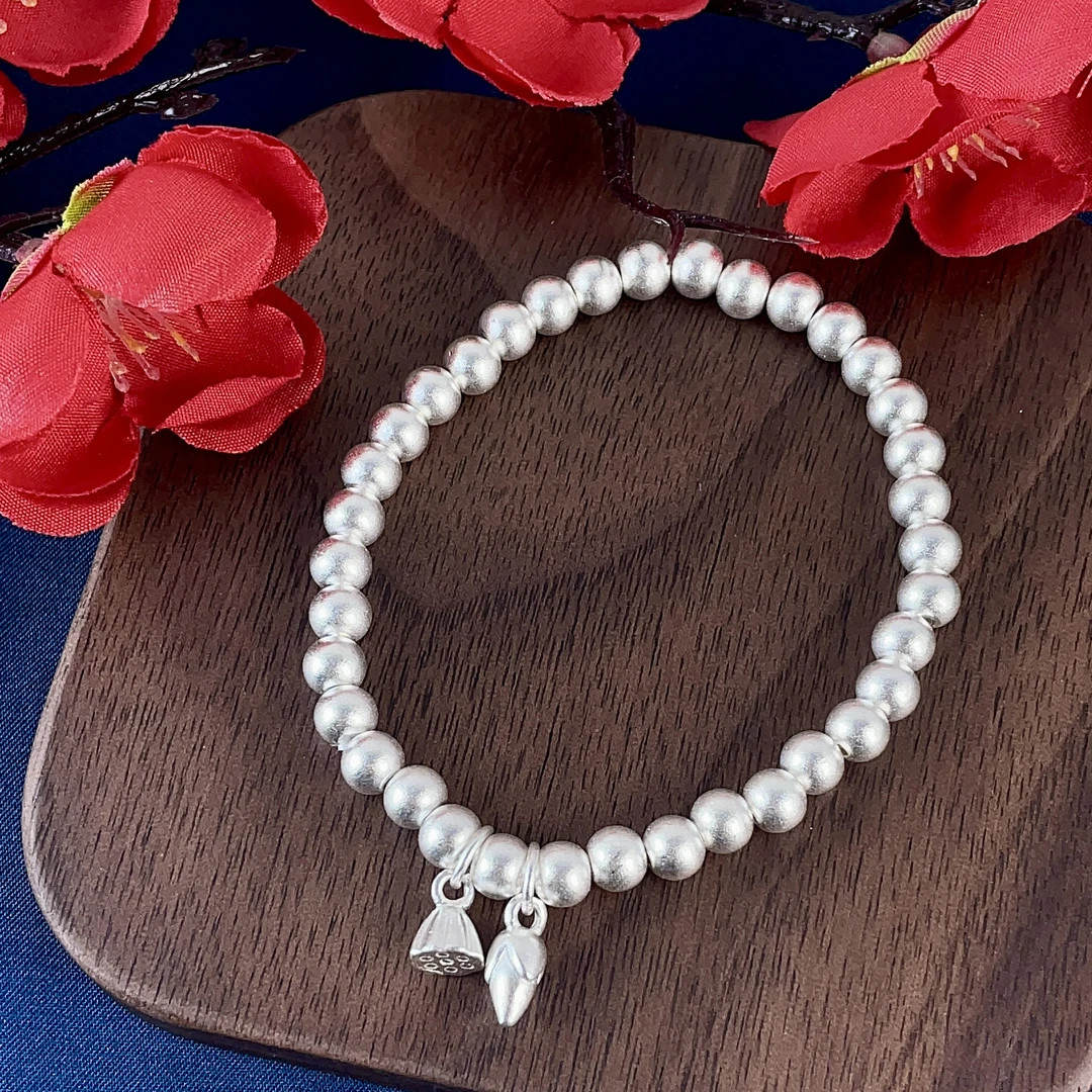 【两世欢手串】手工9999百搭光珠民族风时尚素款弹力经典