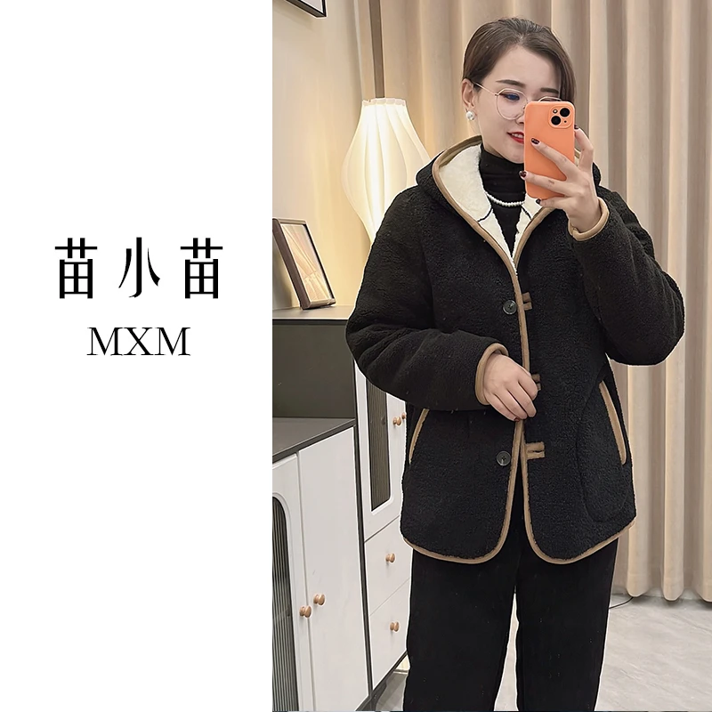 冬季新款女装连帽三层加厚可外穿家居服套装加绒气质可外穿款保暖