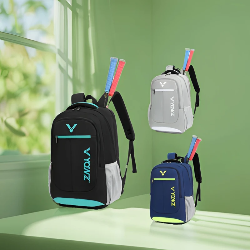 新款羽毛球拍包青少年背包男女款运动休闲多功能网球包独立鞋仓