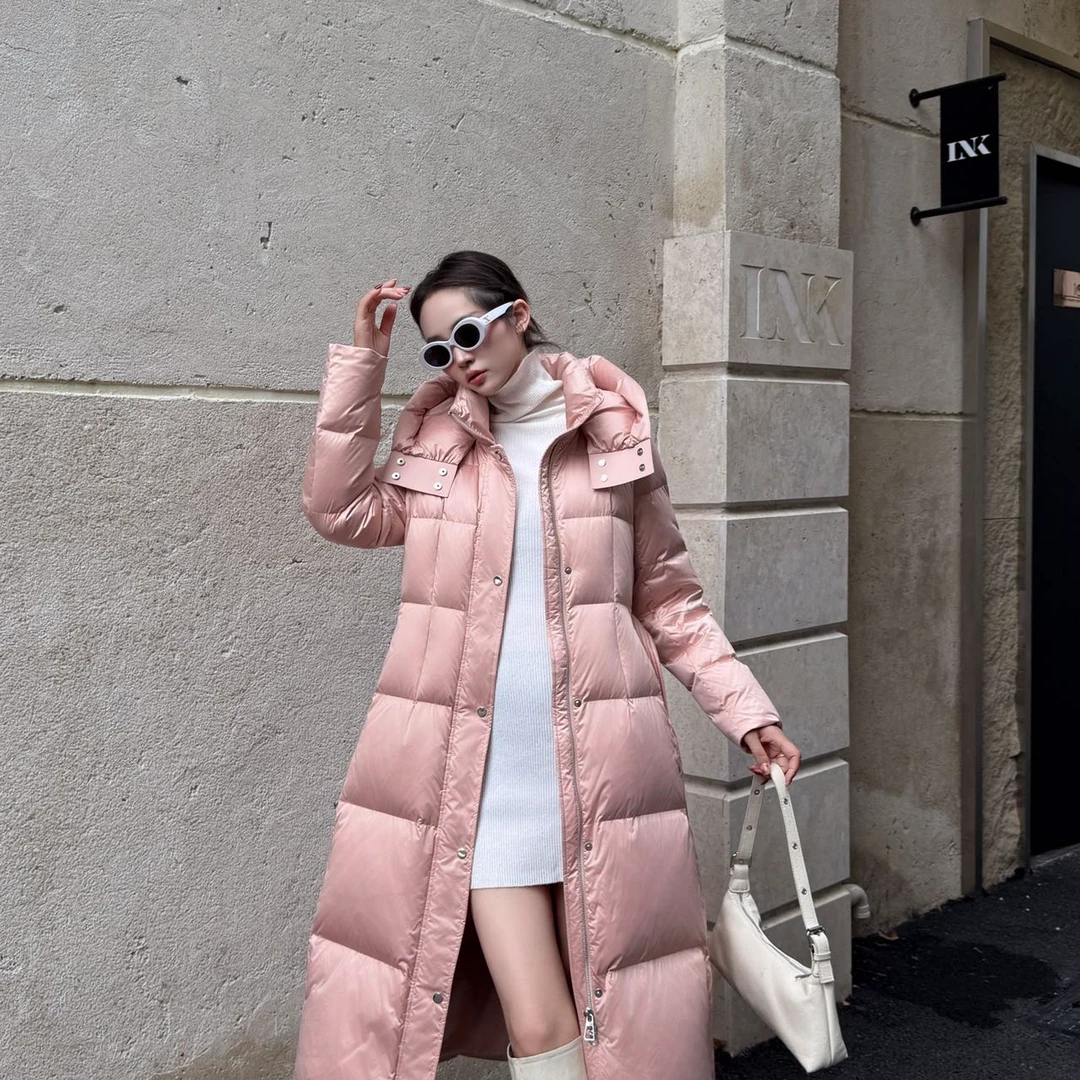 288946长款24年冬款厚款90白鸭绒长款羽绒服