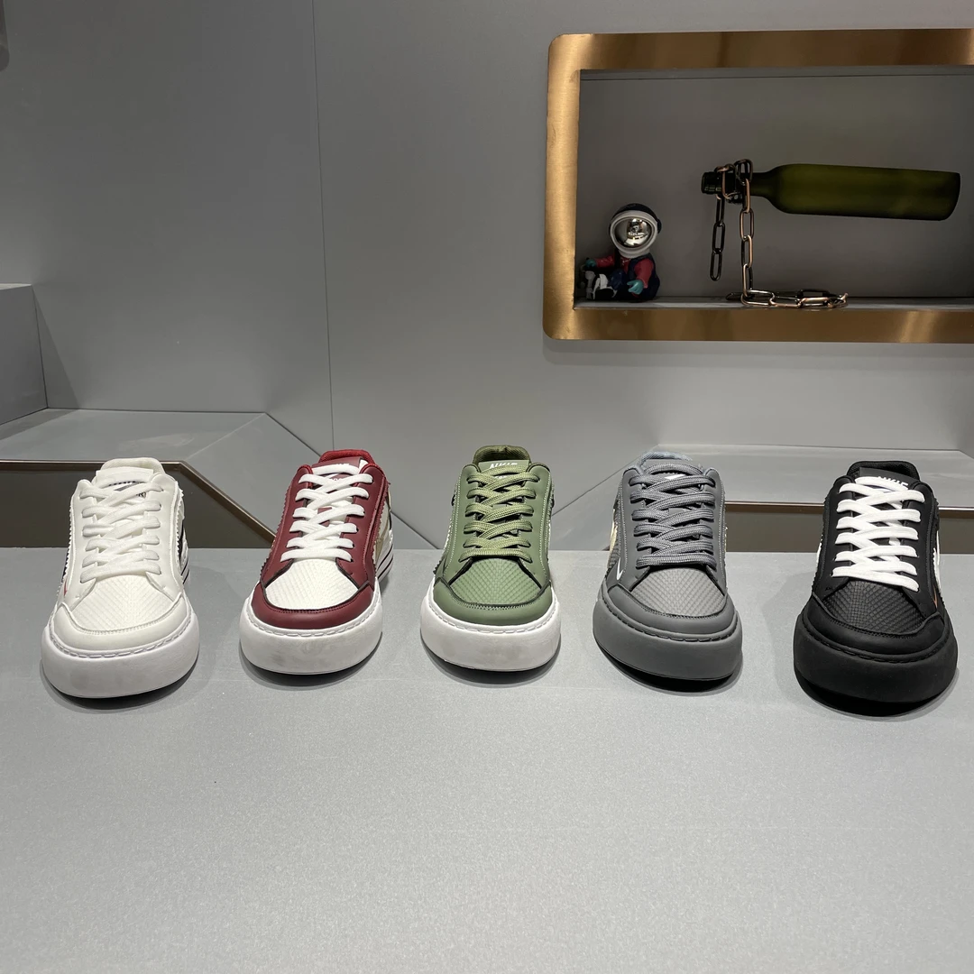 2024男鞋秋季新款复古潮流平底韩版运动舒适时尚休闲百搭低帮潮鞋