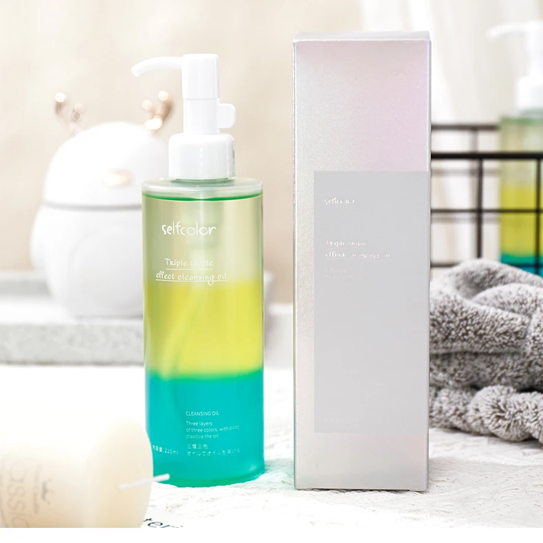 三重三效净透不刺激洁净清透温和卸妆油净澈清爽洁颜油水感清洁