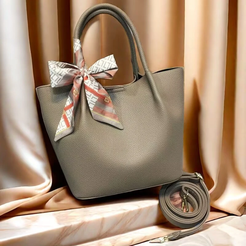 [口长30底长22高21]轻奢百变菜篮子纯皮荔枝纹手提包单肩斜挎207