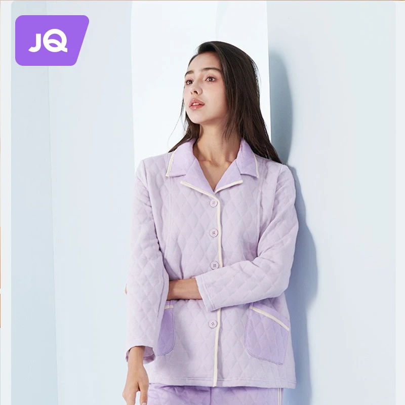 （清）婧麒秋冬冬季月子服套装侧开口哺乳套装孕妇舒适休闲