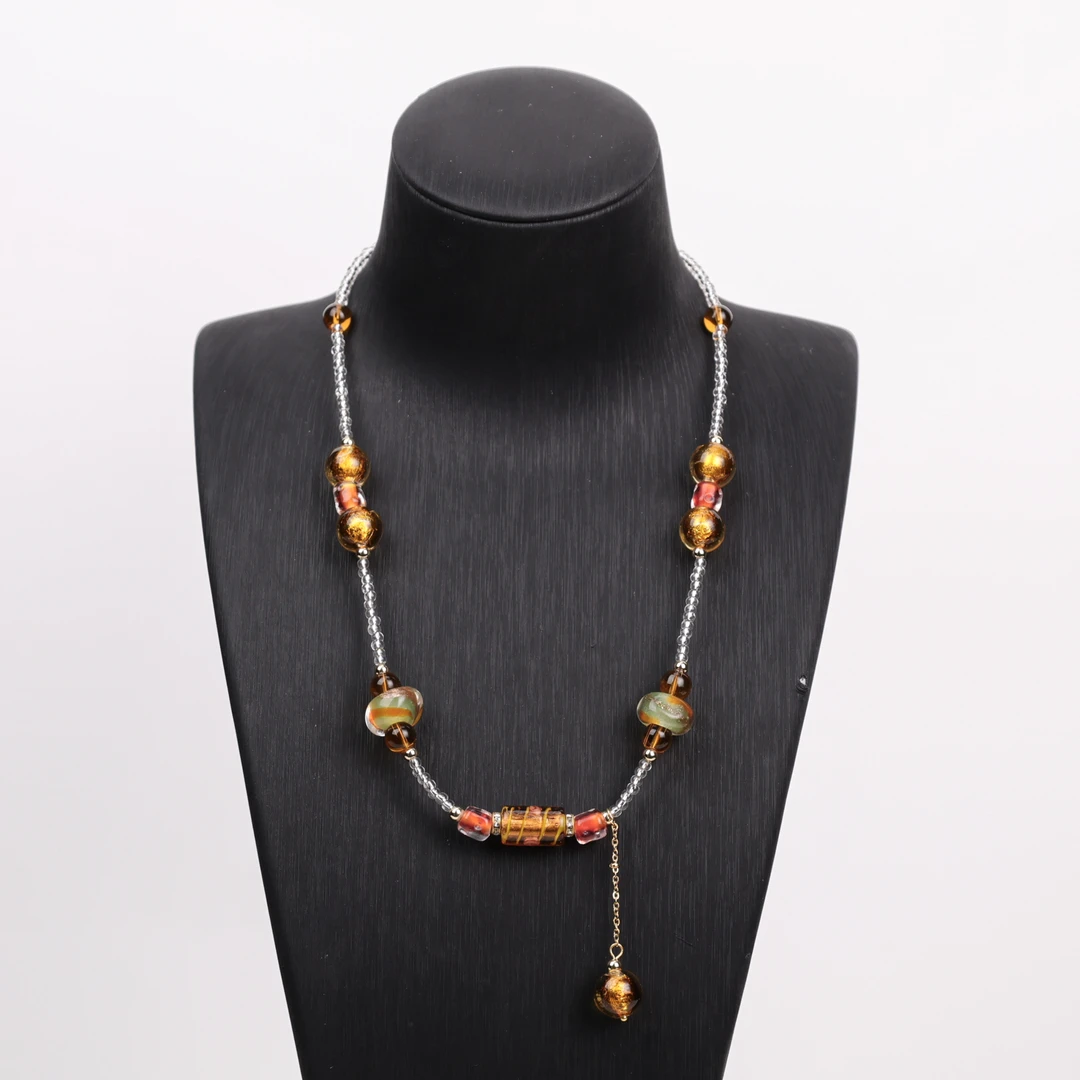 合金项链  XL99【金满堂】琉璃项链46cm