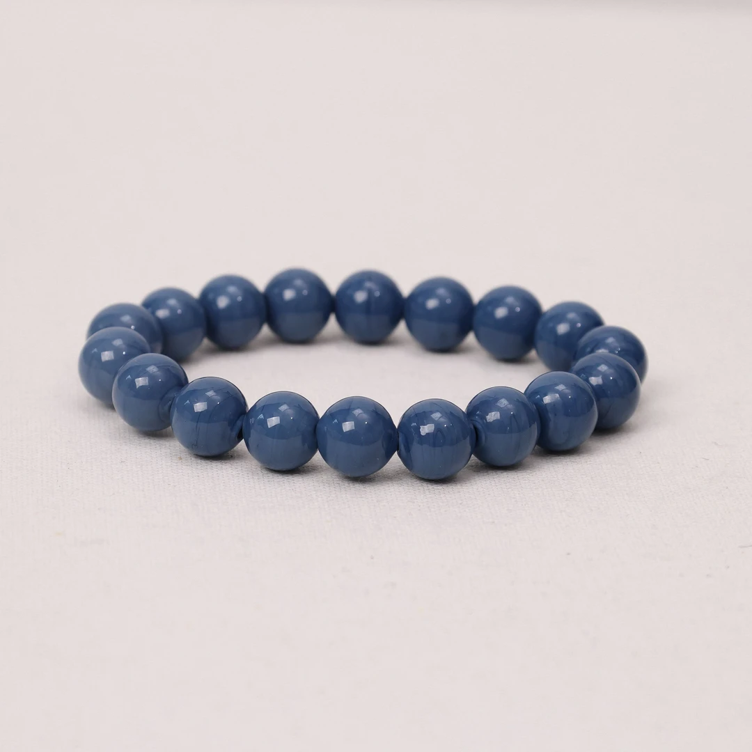 合金手链 SC0523 10mm 石青琉璃手串