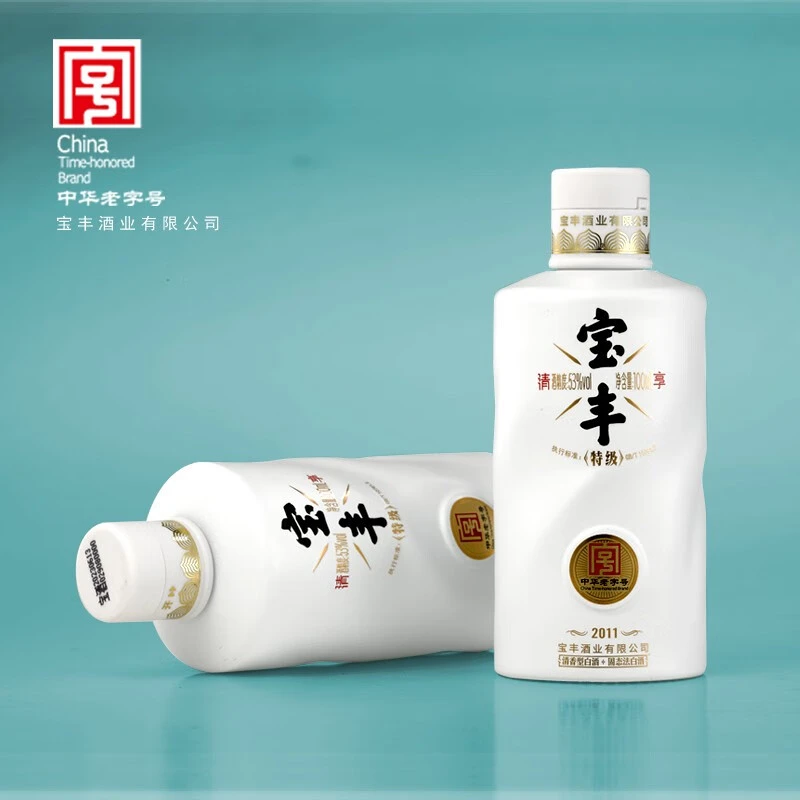 宝丰牌 特级 清享 清香型白酒53度100ml