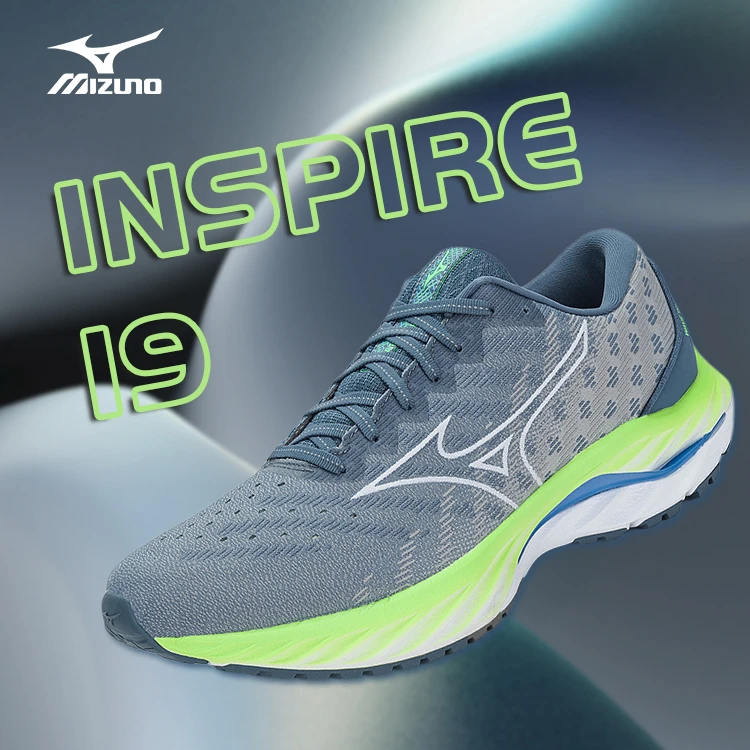 【透气缓震】Mizuno/美津浓男女舒适人生跑鞋WAVE INSPIRE19 SSW