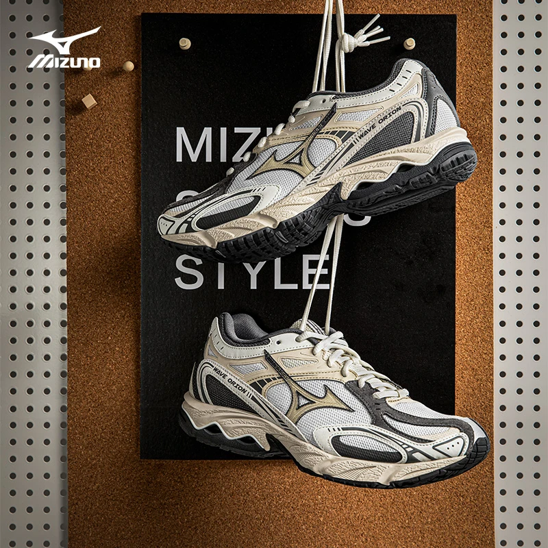 Mizuno美津浓23冬季新款复古机能运动风鞋减震慢跑鞋 WAVE ORION