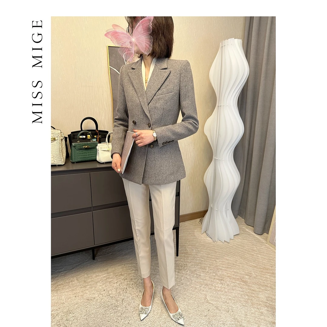 VA137高级感西装小个子女气质正装新款小众工作服职业装工装