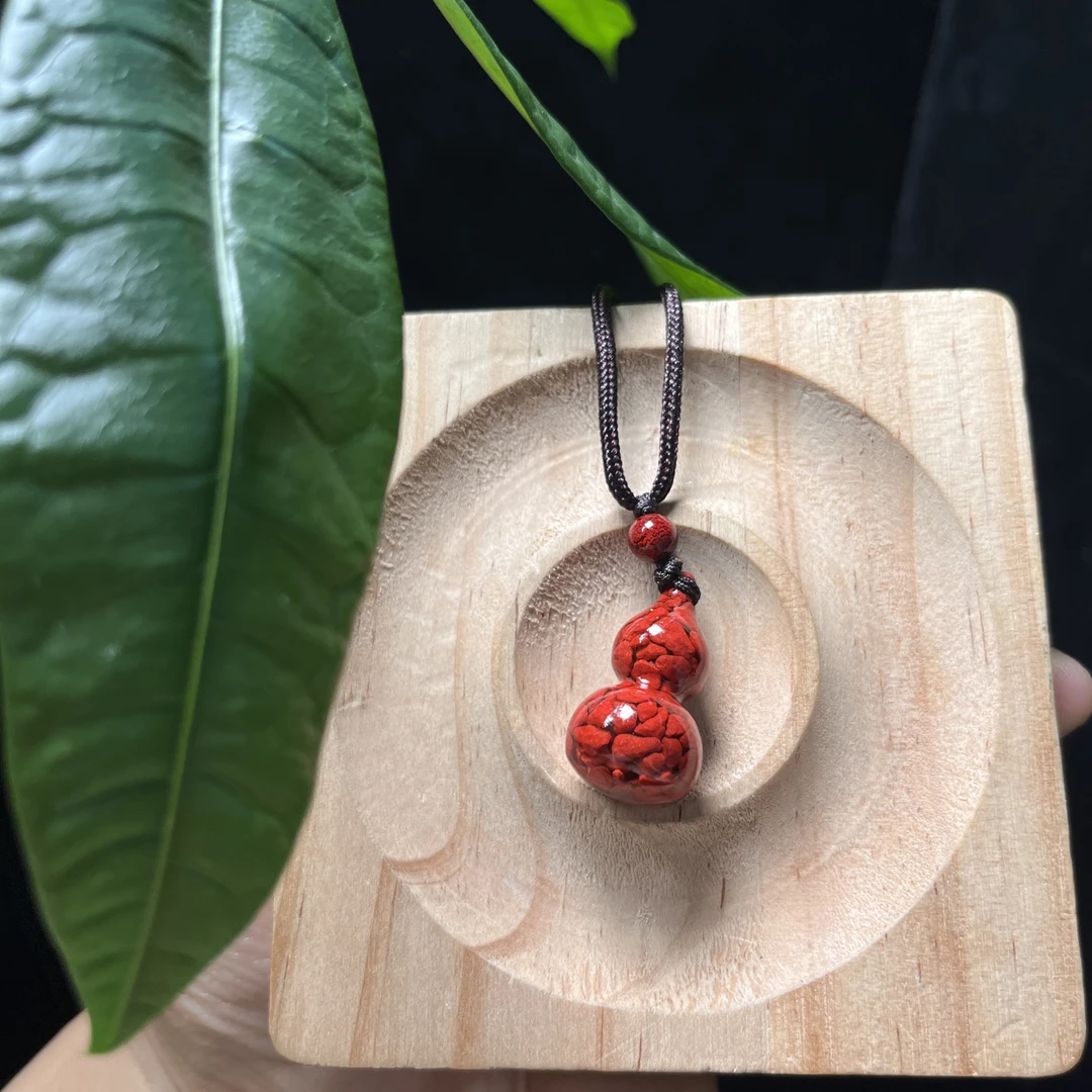 含辰砂工艺品【主播专属】男女同款晶体福绿吊坠不支持火烧