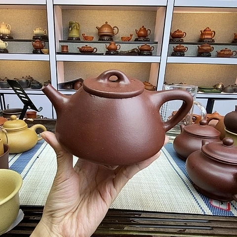 紫砂茶壶宜兴底曹青280cc