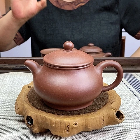 紫砂茶盘宜兴紫砂底槽青240c c