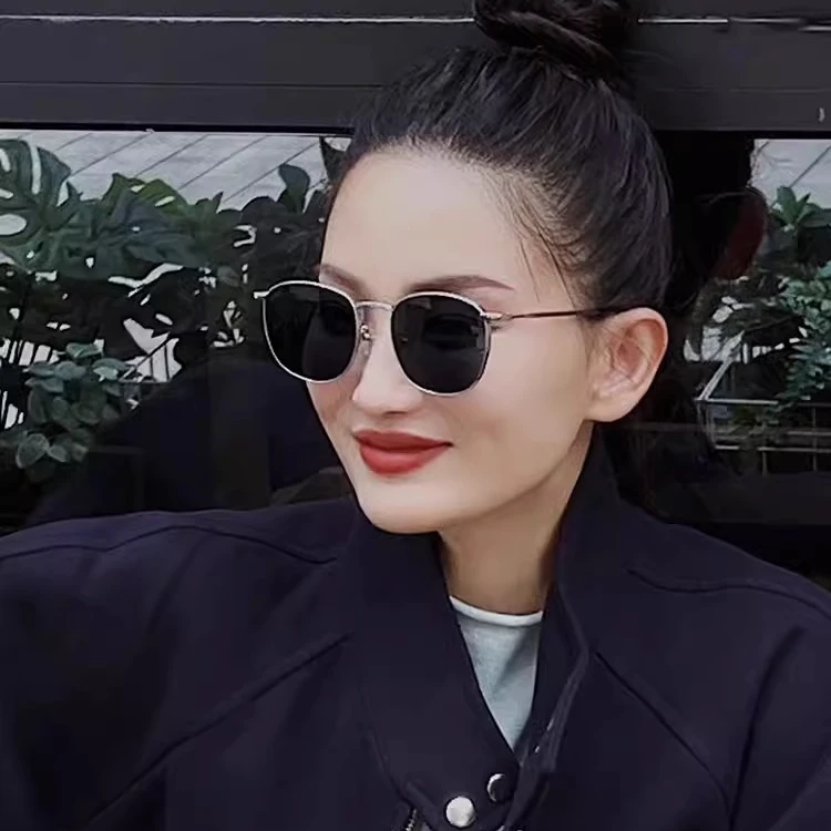 复古方框墨镜女款2025新款高级感防紫外线uv400偏光大框太阳眼镜