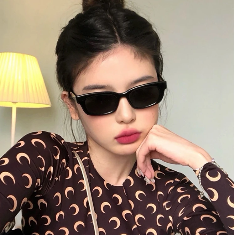 gm墨镜女款太阳眼镜女士防紫外线小框窄框方圆脸海边拍照2025新款