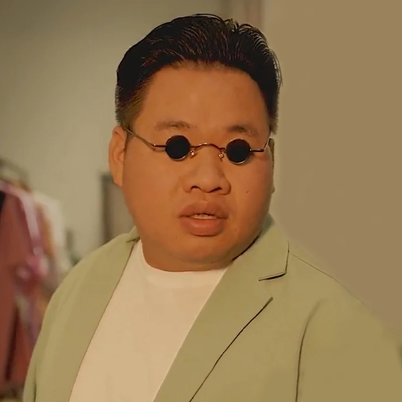 迷你超小镜片圆形框复古墨镜男款女搞怪拍照嘻哈眼睛潮牌太阳眼镜