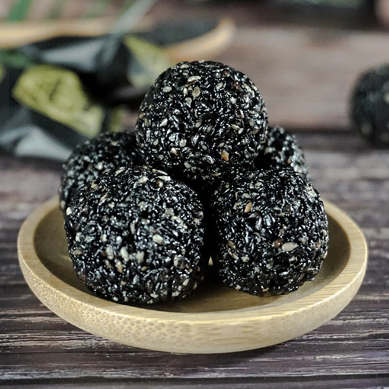 九蒸九晒正宗新疆手工黑芝麻丸营养独立小袋便携方便食用500g包邮