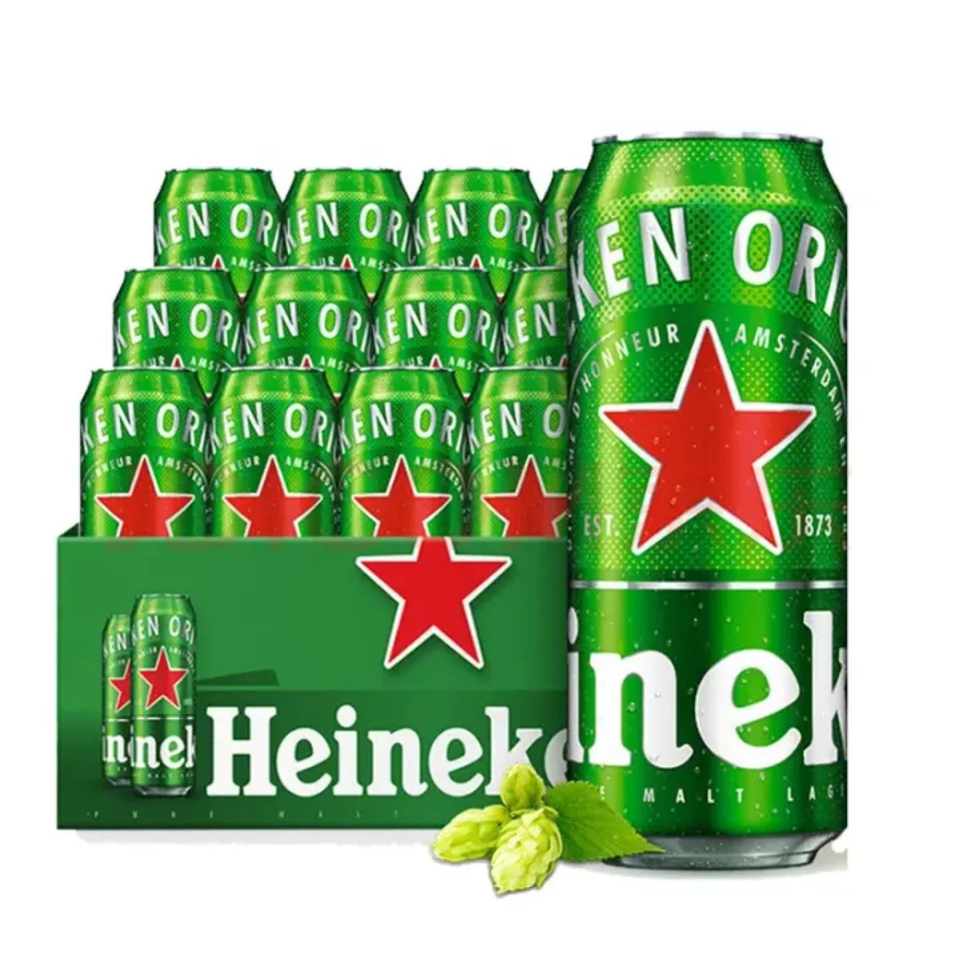 Heineken/喜力啤酒6000ml(500ml*12罐*1箱)