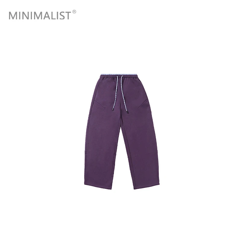 极限民《悦享》秋冬抽绳松紧腰宽松高腰显瘦休闲裤W4403O1915