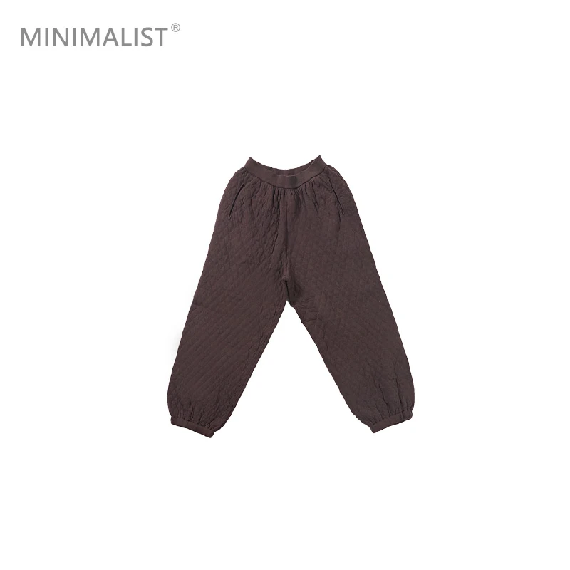 极限民《安骋》冬季复古灯笼裤宽松保暖菱格压棉休闲裤W4403O2302