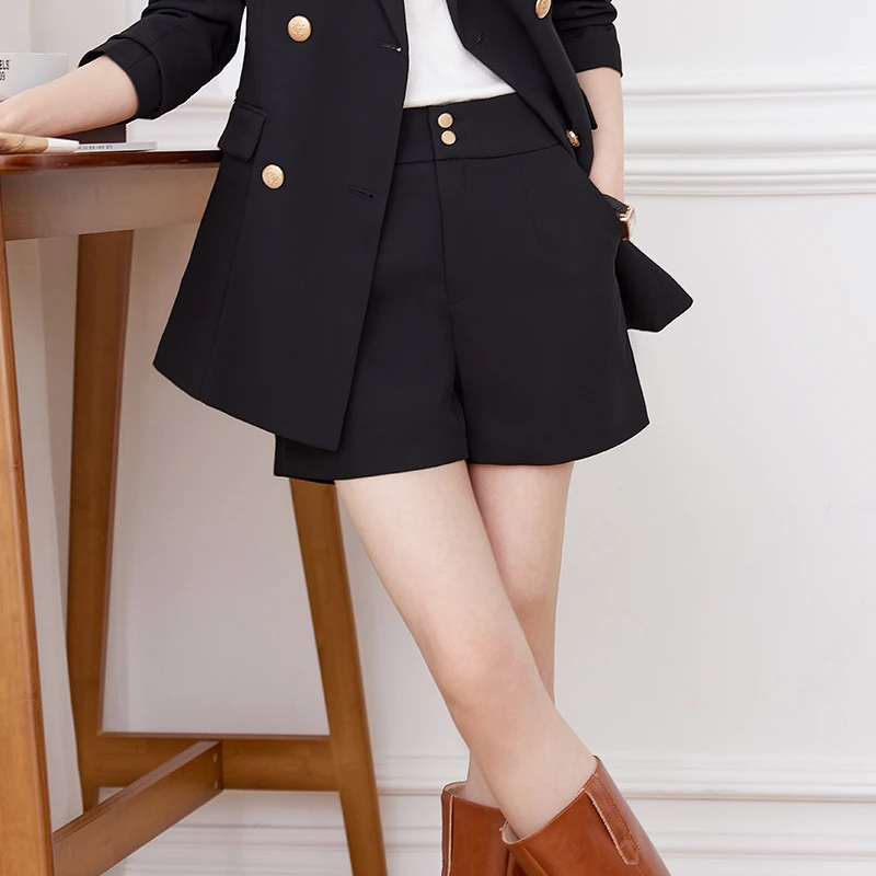 【单裤子-搭配】春秋小个子西装外套女短裤西裤长裤减龄气质穿搭