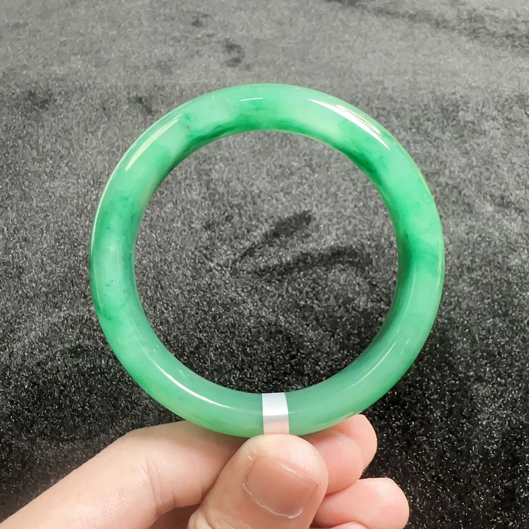 天然石英质玉非洲翠手镯 83号多样性发货