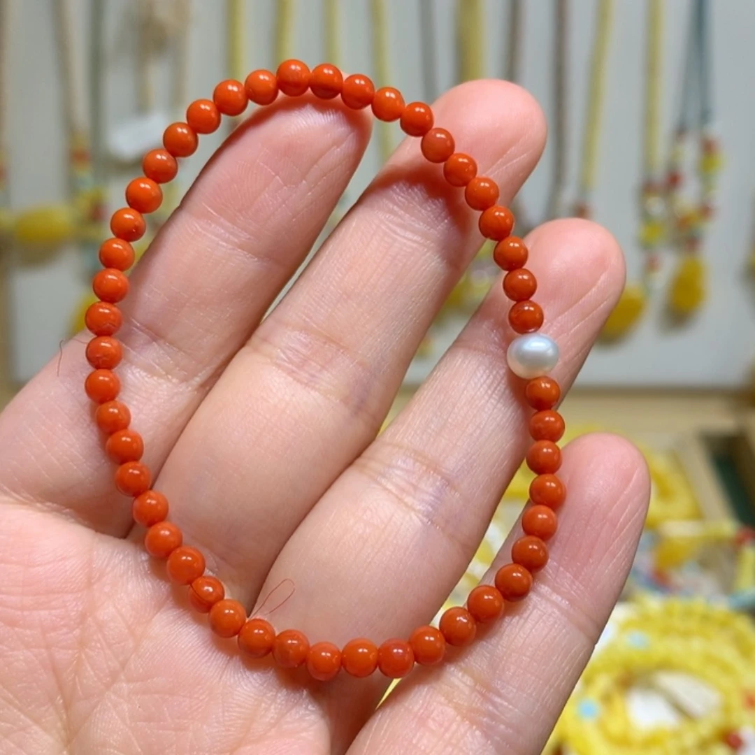 【闪购商品】南红玛瑙手链未镶嵌3.8