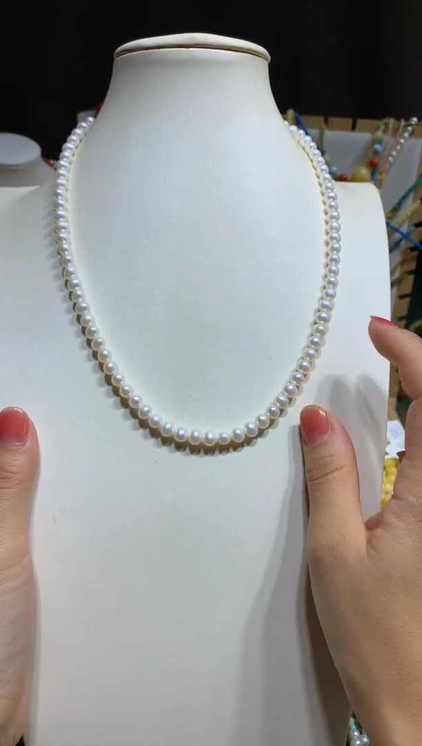 【闪购商品】淡水珍珠颈饰未镶嵌不带尾链