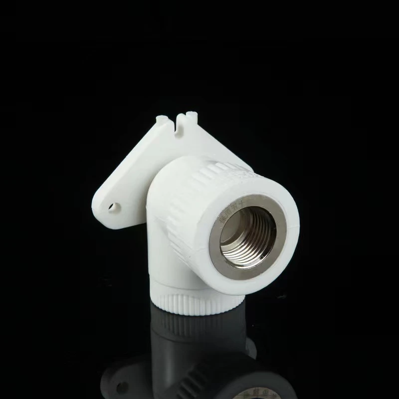 ppr带座内丝牙螺纹弯头冷热水管配件20 4分6分热熔管材接头