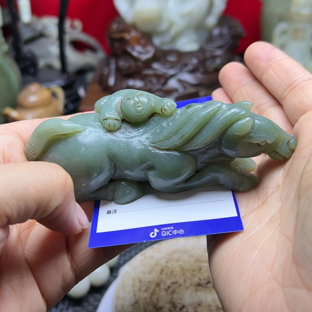 【闪购商品】和田玉把件未镶嵌鱼