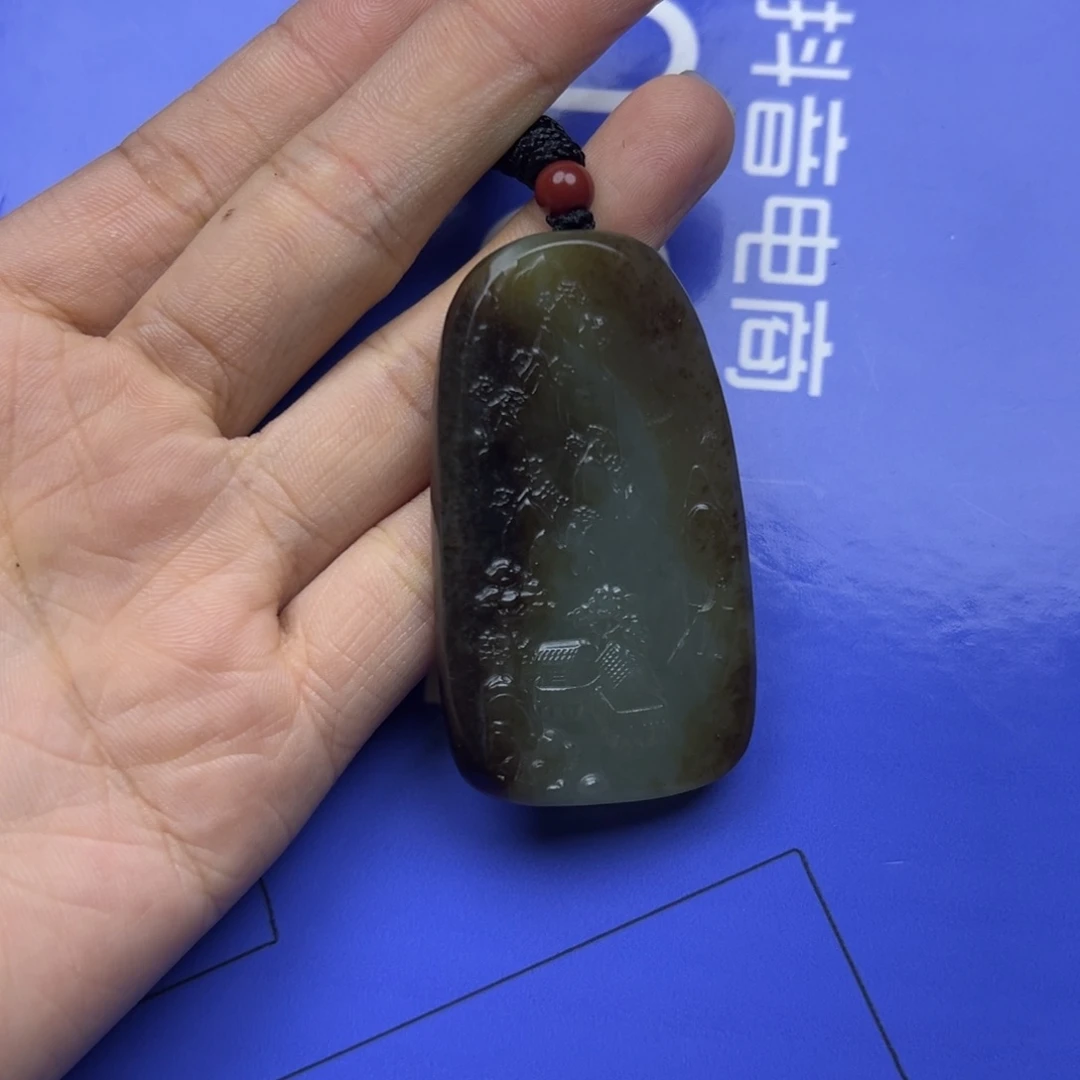 和田玉挂件未镶嵌鸿**飛