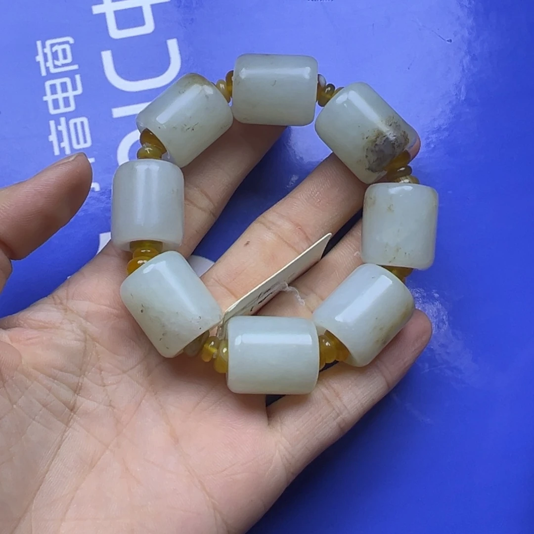 和田玉手链未镶嵌