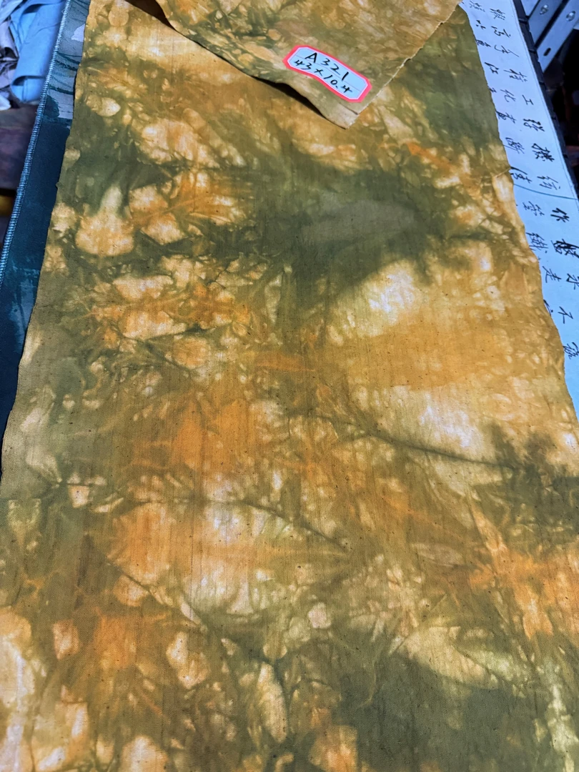 A321植染老粗布宽幅43厘米手工DIY