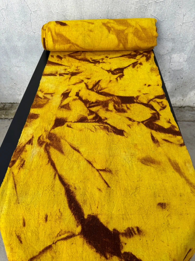 A466植染老粗布宽幅42厘米手工DIY