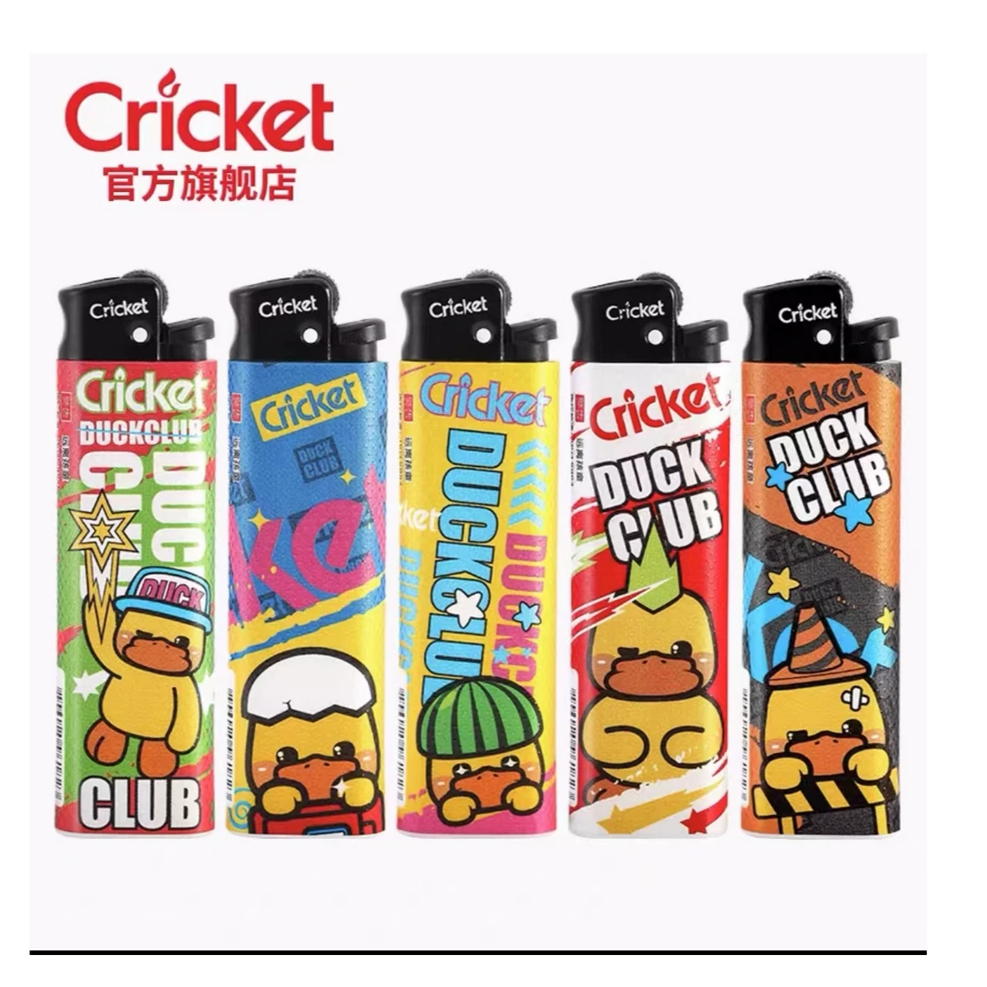 Cricket草蜢正品原装进口小黄鸭一次性砂轮打火机【直发单/不拆】