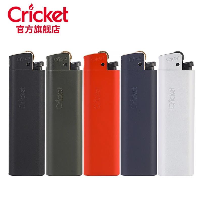 cricket草蜢一次性打火机砂轮金属壳火石广告定制订做印字