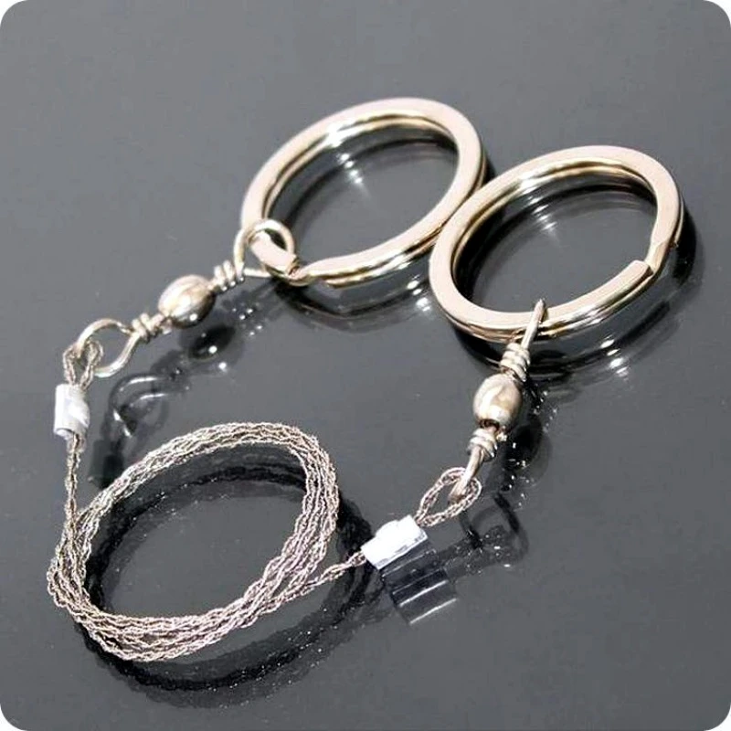 随身便携加厚户外线锯绳锯荒野求生锯不锈钢锯野外生存用品装备