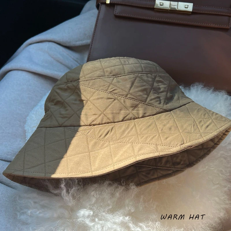 立体剪裁男女同款情侣保暖鱼夫女帽渔夫帽冬季短檐盆帽大头围帽子